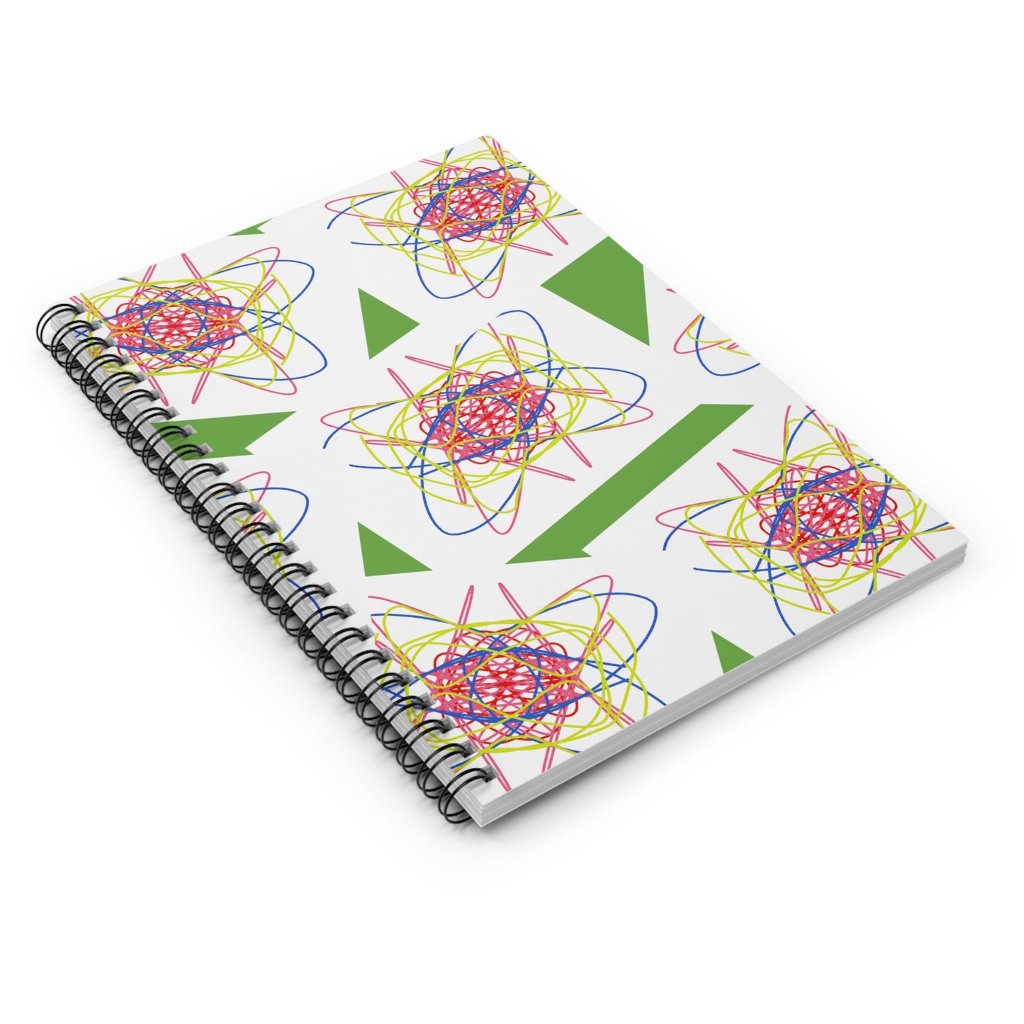 Atom Inspired Spiral Notebook - Ruled Line