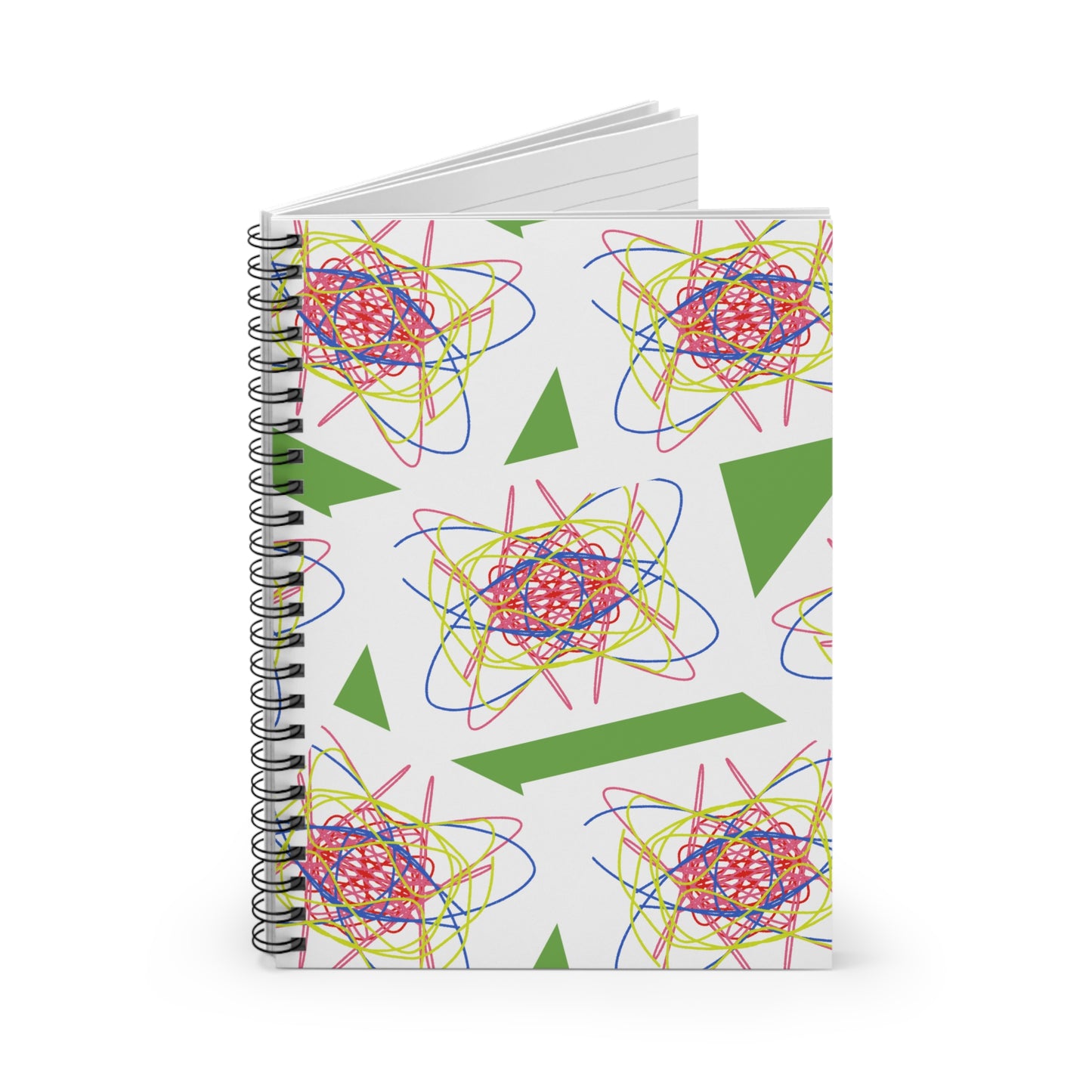 Atom Inspired Spiral Notebook - Ruled Line