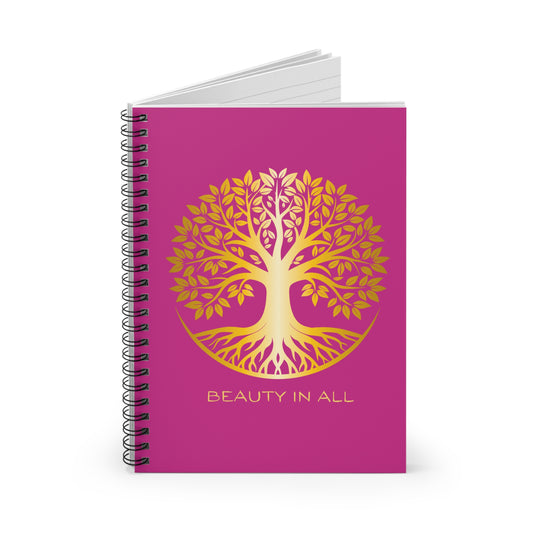 Beautiful Spiral Notebook - Ruled Line