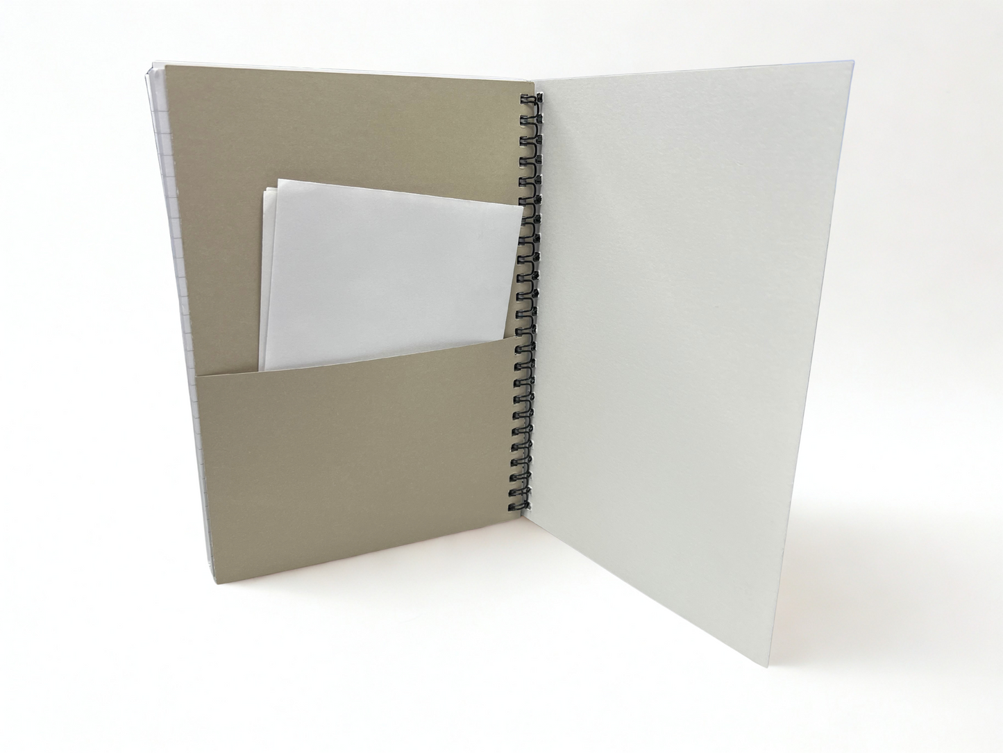 Inspiring Spiral Notebook or Journal - Ruled Line With Pocket